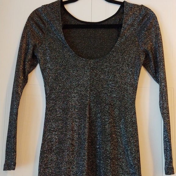 NWT H&M Silver Glittery Dress - Picture 3 of 4